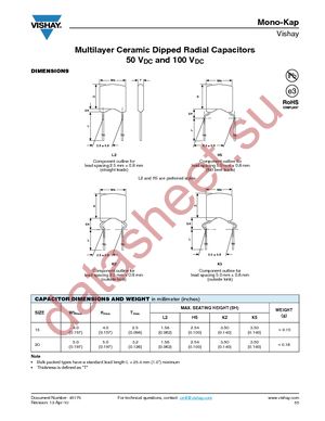 K120J15C0GF5TL2 datasheet  